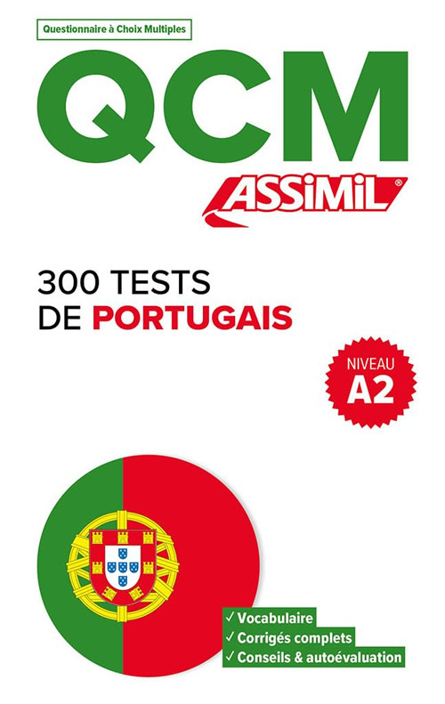 Libro 300 tests de Portugais. Niveau A2. QCM di Ana Braz - ean 9782700509533 - Assimil Italia