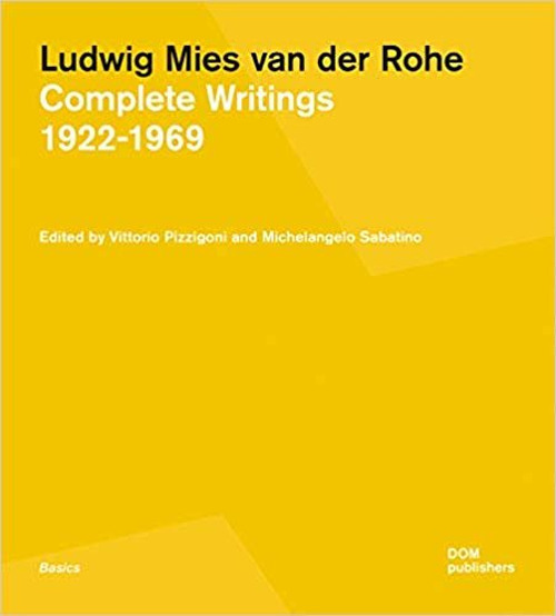 Libro Mies in his own words. Complete writings
