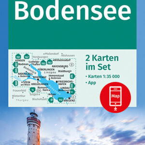 Libro Carta escursionistica n. 11. Bodensee 1:35.000 (set di 2 carte) di  - ean 9783990443262 - Kompass