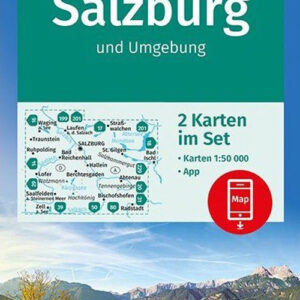 Libro Carta escursionistica n. 291. Salzburg und Umbebung 1:50.000 (set di 2 carte) di  - ean 9783990444115 - Kompass