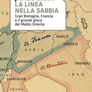 Libro linea nella sabbia. Gran Bretagna