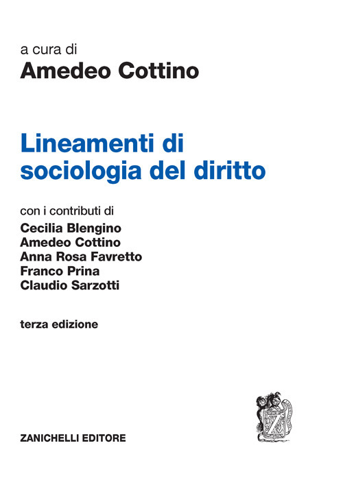 Libro Lineamenti di sociologia del diritto di  - ean 9788808199676 - Zanichelli