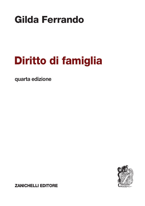 Libro Diritto di famiglia di Gilda Ferrando - ean 9788808420138 - Zanichelli