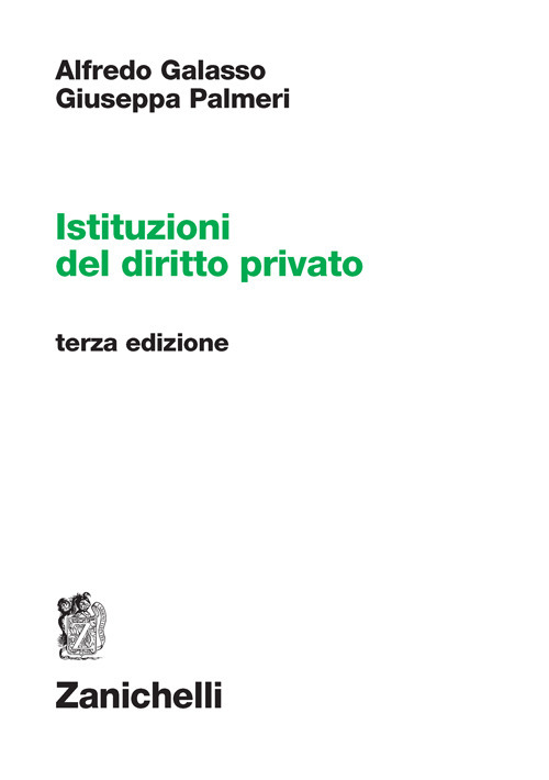 Libro Istituzioni del diritto privato di Alfredo Galasso; Giuseppa Palmeri - ean 9788808699640 - Zanichelli