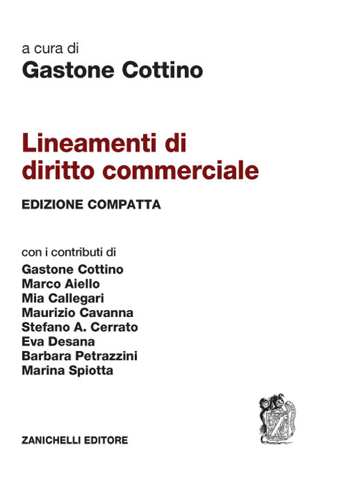 Libro Lineamenti di diritto commerciale di - ean 9788808720061 - Zanichelli
