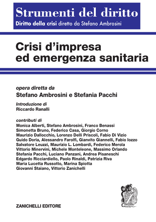 Libro Crisi d'impresa ed emergenza sanitaria di Stefano Ambrosini; Stefania Pacchi - ean 9788808920409 - Zanichelli