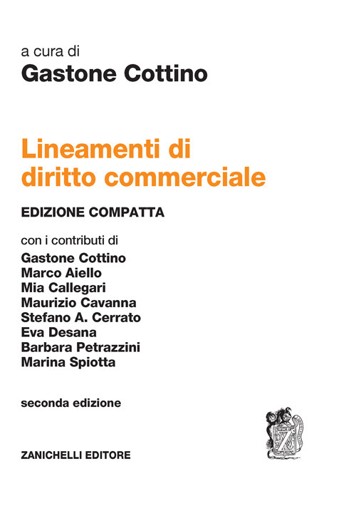 Libro Lineamenti di diritto commerciale. Ediz. compatta di - ean 9788808999672 - Zanichelli