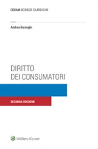 Libro Diritto dei consumatori di Andrea Barenghi - ean 9788813372590 - CEDAM