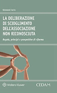Libro deliberazione di scioglimento dell'associazione non riconosciuta. Regole