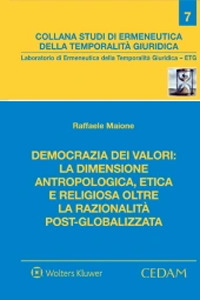 Libro Democrazia dei valori: la dimensione antropologica