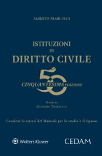 Libro Istituzioni di diritto civile di Alberto Trabucchi - ean 9788813377052 - CEDAM