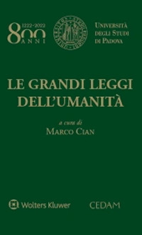 Libro grandi leggi dell'umanità di  - ean 9788813379537 - CEDAM