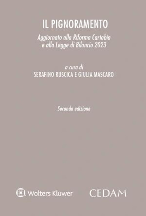 Libro pignoramento di  - ean 9788813382100 - CEDAM