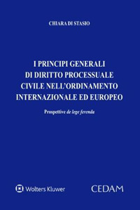 Libro Principi generali di diritto processuale civile nell'ordinamento internazionale ed europeo di Chiara Di Stasio - ean 9788813382810 - CEDAM