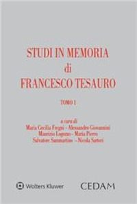 Libro Studi in memoria di Francesco Tesauro di  - ean 9788813382988 - CEDAM