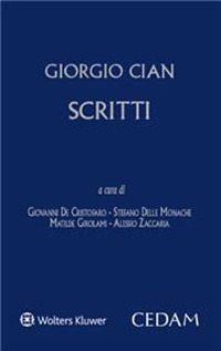 Libro Giorgio Cian. Scritti di Giorgio Cian - ean 9788813383213 - CEDAM