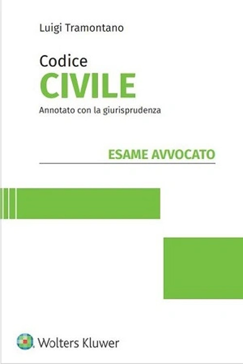 Libro Esame avvocato. Codice civile annotato con la giurisprudenza di Luigi Tramontano - ean 9788813383350 - CEDAM
