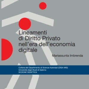 Libro Lineamenti di diritto privato nell'era dell'economia digitale di Mariassunta Imbrenda - ean 9788813383435 - CEDAM