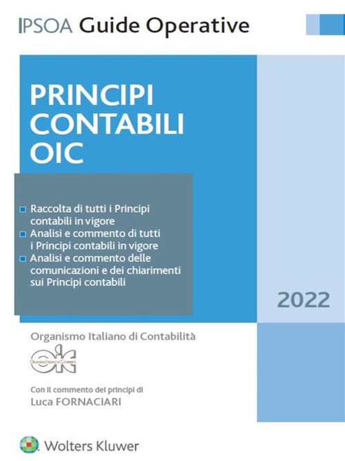 Libro Principi contabili OIC di  - ean 9788821777387 - Ipsoa