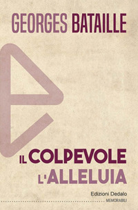 Libro colpevole-L'alleluia di Georges Bataille - ean 9788822065117 - edizioni Dedalo