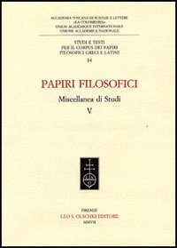 Libro Papiri filosofici. Miscellanea di studi di  - ean 9788822256300 - Olschki