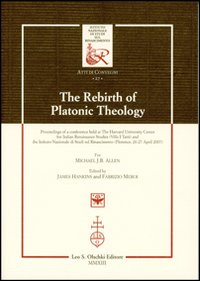 Libro rebirth of platonic theology... Ediz. italiana e inglese di  - ean 9788822262264 - Olschki