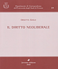 Libro diritto neoliberale di Orsetta Giolo - ean 9788824326544 - Jovene