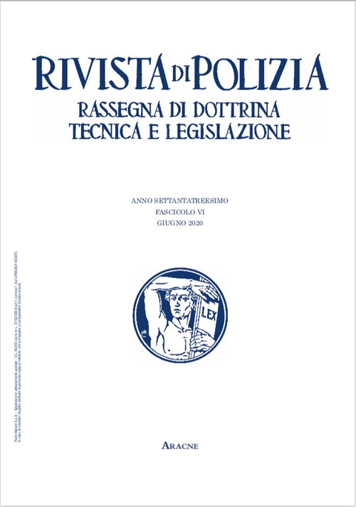 Libro Rivista di polizia. Rassegna di dottrina tecnica e legislazione di  - ean 9788825539370 - Aracne