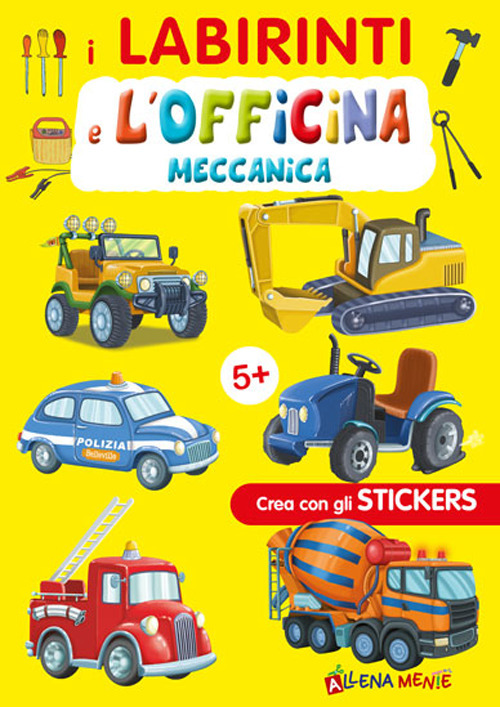 Libro abirinti e l'officina meccanica. Con adesivi di  - ean 9788826205090 - Edizioni del Baldo