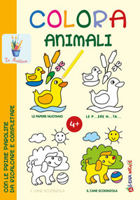Libro Colora animali con le prime paroline da ricalcare e completare di  - ean 9788826205700 - Edizioni del Baldo