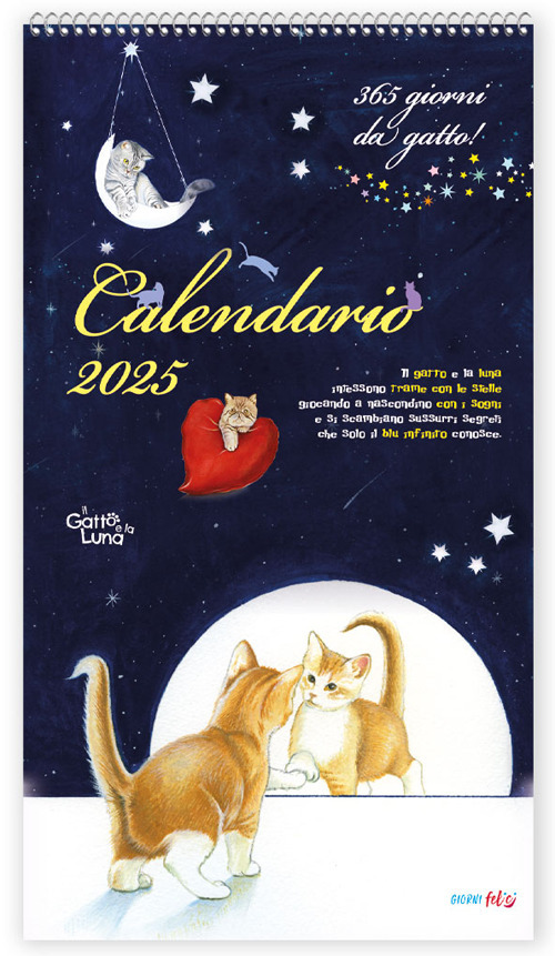 Libro gatto e la luna. Calendario 2025 di  - ean 9788826208237 - Edizioni del Baldo