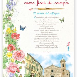Libro Poesie come fiori di campo. 365 giorni in poesia con Giacomo Leopardi e i grandi poeti. Calendario 2025 di  - ean 9788826208244 - Edizioni del Baldo