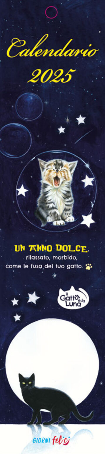 Libro gatto e la luna. Calendarietto 2025 di  - ean 9788826208350 - Edizioni del Baldo