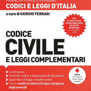Libro - Codice civile e leggi complementari - ISBN 9788820382834