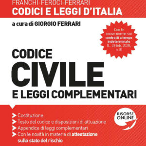 Libro - Codice civile e leggi complementari. Settembre 2020. Editio minor - ISBN 9788820395452