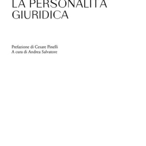 Libro - La personalità giuridica - ISBN 9788822907363