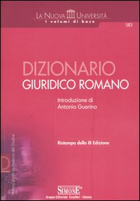Libro - Dizionario giuridico romano - ISBN 9788824488815