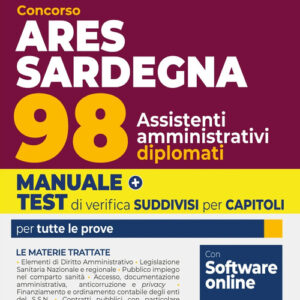 Libro - ARES Sardegna. Concorso per 98 assistenti amministrativi 2024 - ISBN 9788833585321