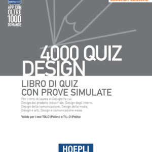 Libro - Hoepli test. 4000 quiz. Design. Libro di quiz con prove simulate - ISBN 9788836007431