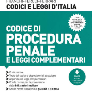 Libro - Codice di procedura penale e leggi complementari 2022 - ISBN 9788836009138