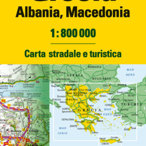 Libro - Grecia, Albania, Macedonia 1:800.000. Carta stradale e turistica - ISBN 9788836568994