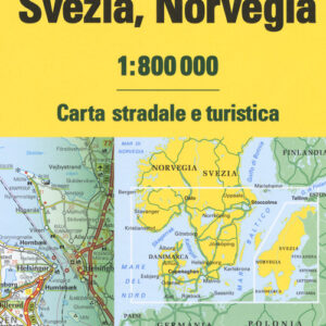 Libro - Danimarca, Svezia, Norvegia 1:800.000. Carta stradale e turistica - ISBN 9788836573103