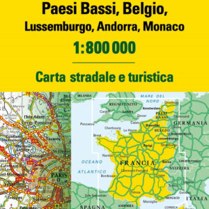 Libro - Francia. Olanda, Belgio, Lussemburgo, Andorra, Monaco 1:800.000. Carta stradale e turistica - ISBN 9788836581108