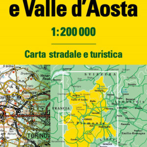 Libro - Piemonte e Valle d'Aosta 1:200.000 - ISBN 9788836581559