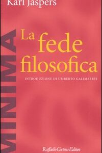 Libro - La fede filosofica - ISBN 9788870789614
