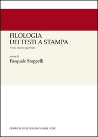 Libro - Filologia dei testi a stampa - ISBN 9788884674531