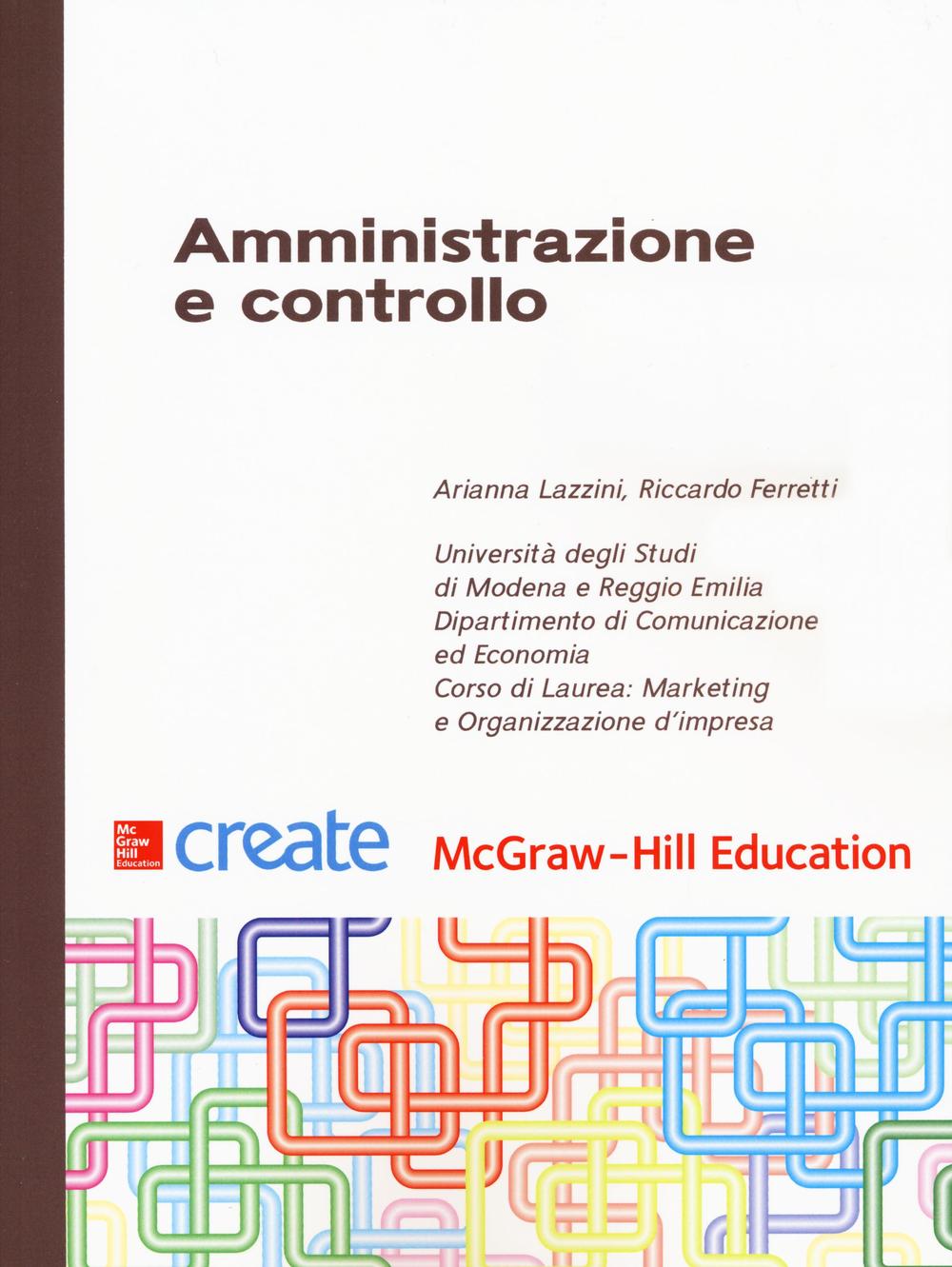Libro Amministrazione e controllo di  - ean 9781308853628 - McGraw-Hill Education