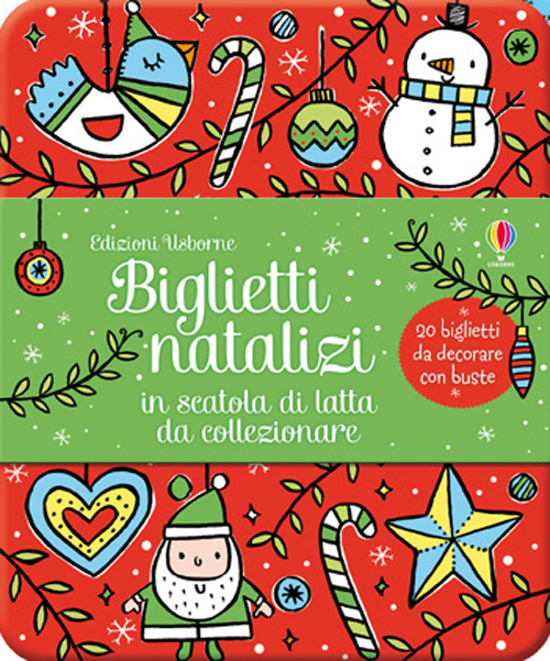 Libro Biglietti natalizi in scatola di latta da collezionare di  - ean 9781409578499 - Usborne