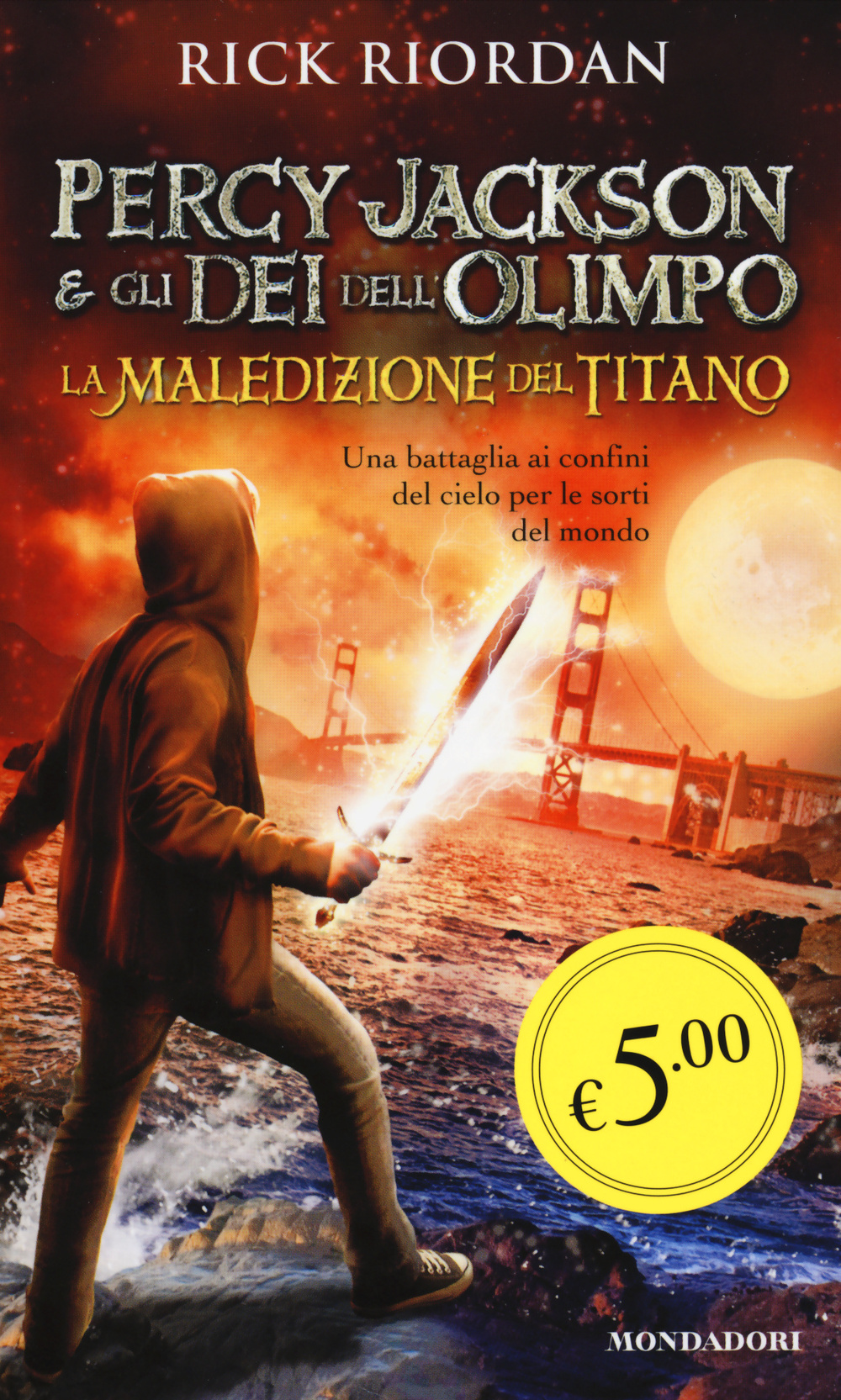 Libro maledizione del titano. Percy Jackson e gli dei dell'Olimpo di Rick Riordan - ean 9788804644651 - Mondadori