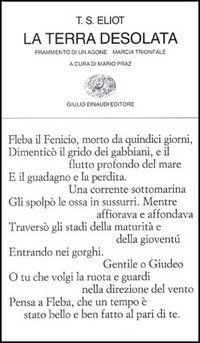 Libro terra desolata-Frammento di un agone-Marcia trionfale di Thomas S. Eliot - ean 9788806023867 - Einaudi